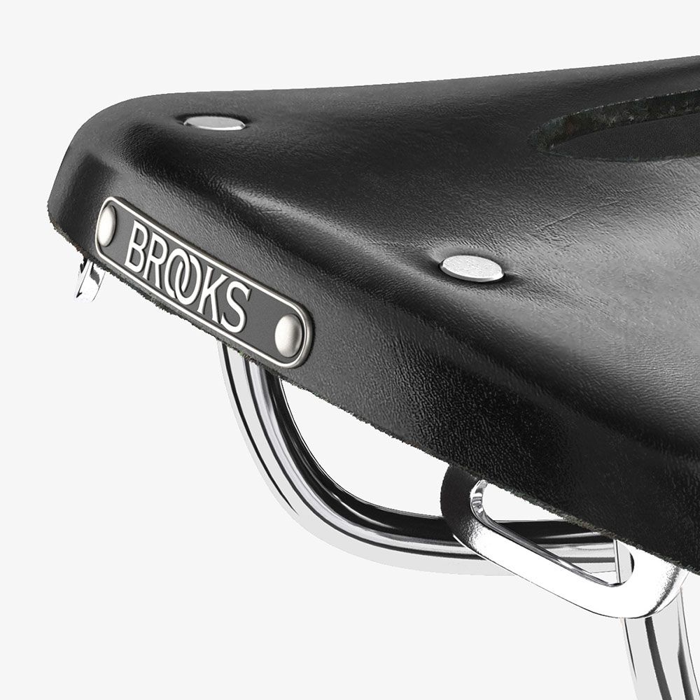 BROOKS B17 Carved Short Saddle - Black