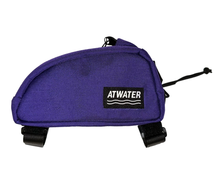 Atwater Atelier Montreal X Bike & Brew - Wafer Top Tube Bag Strapped