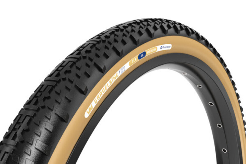 Panaracer Gravel King X1 Tire 700C - Black/Brown