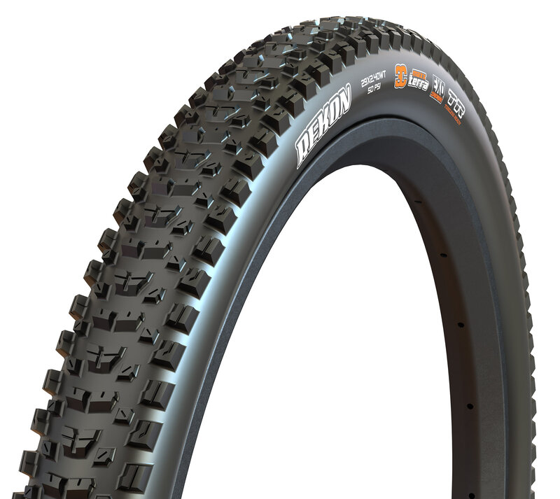MAXXIS(マキシス) REKON＋　リーコンプラス 27.5×2.80 タン Maxxis Rekon+ Tire 27.5 x 2.80 TR 3C Maxx Terra EXO 120TPI - Black