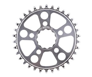 White Industries Chainring 34T Boost Polished silver - Bike and Brew