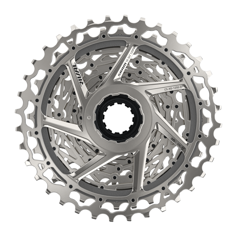 SRAM スプロケット RIVAL XG-1250 10-36T SRAM Rival XG-1250 12 Speed Cassette 10-36 Tooth - Silver