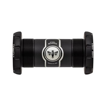CHRIS KING BSA ThreadFit 30mm Bottom Bracket Stainless bearings - Black
