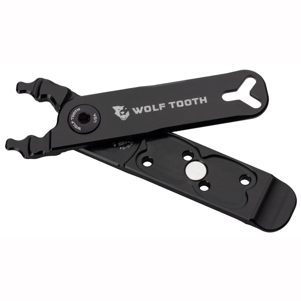 WOLF TOOTH Components Pack Pliers - Master Link Combo Pliers - Black