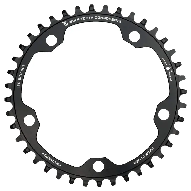 GRINDLODGE ×BOAB Wolf Tooth 130 BCD 5 Bolt 40 Tooth Chainring Compatible w/ SRAM