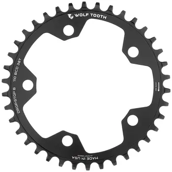 WOLFTOOTH COMPONENTS 110 BCD 5 Bolt Dropstop B Chainring Compatible w/ SRAM Flattop