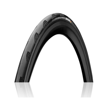 CONTINENTAL Grand Prix 5000 Tire - 700 x 25, Clincher, Folding, Black/Cream, BlackChili, Vectran Breaker, LazerGrip, ACT