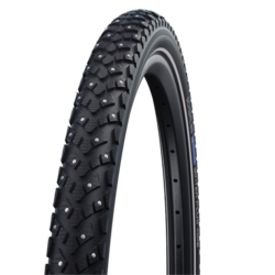 SCHWALBE Marathon Winter Plus Tire 29 x 2.00 208 Spikes Reflective Strip SmartGuard Wire Bead