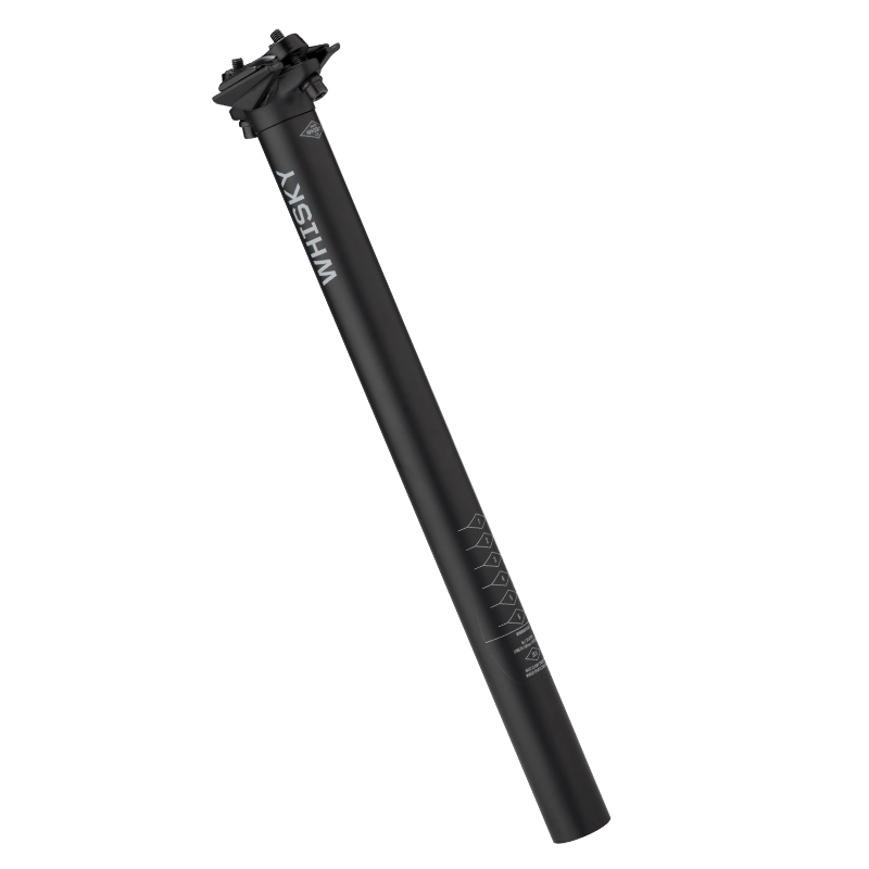 WHISKY PARTS Co. No.7 Alloy Seatpost - 31.6 x 400mm, 0mm Offset - Matte Black