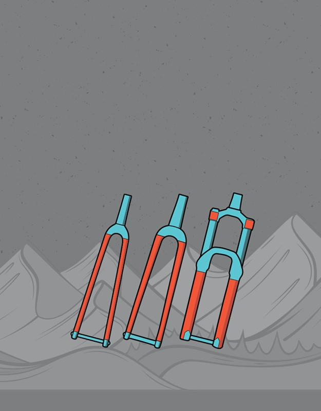 RideWrap Covered Fork Protection Kit Collective Series Road and Gravel - Clear Matte Finish