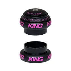 CHRIS KING NoThreadSet Headset 1-1/8" - Two Tone Black Punch