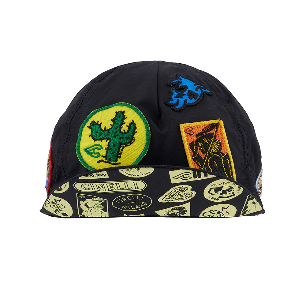 CINELLI History Patch - Blue Cycling Cap
