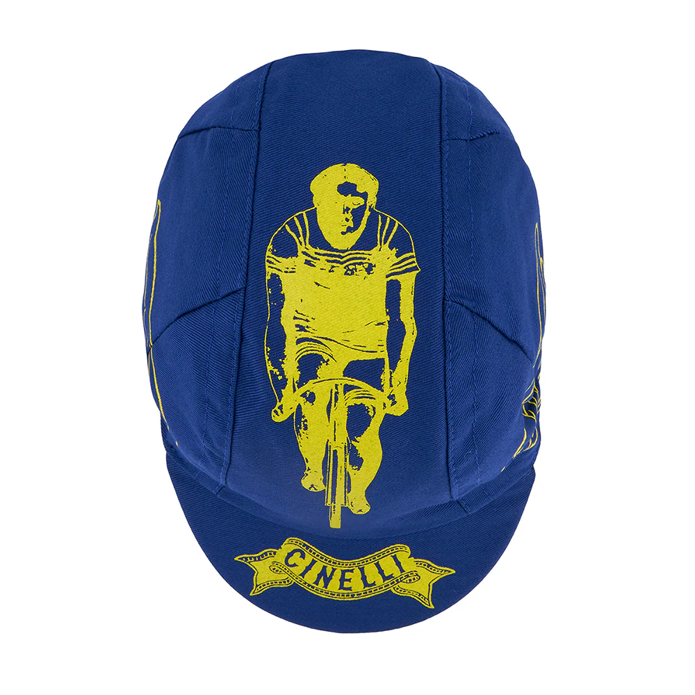 CINELLI Milano Bike Veterans Blue Cycling Cap