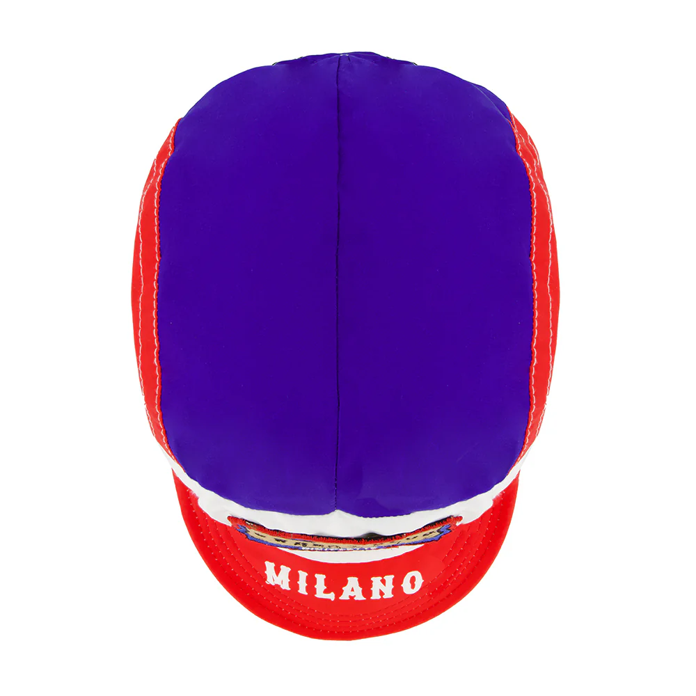 CINELLI Explorer Owners Club - Red and Blue Cycling Cap