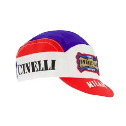 CINELLI Explorer Owners Club - Red and Blue Cycling Cap