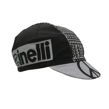 CINELLI Peace Black Cycling Cap