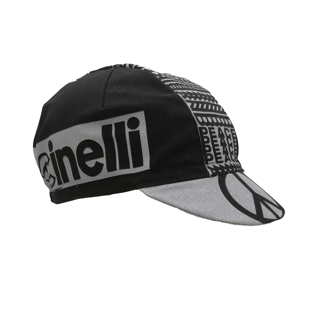 CINELLI Peace Black Cycling Cap