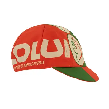 CINELLI Columbus Green and Red Box Cycling Cap