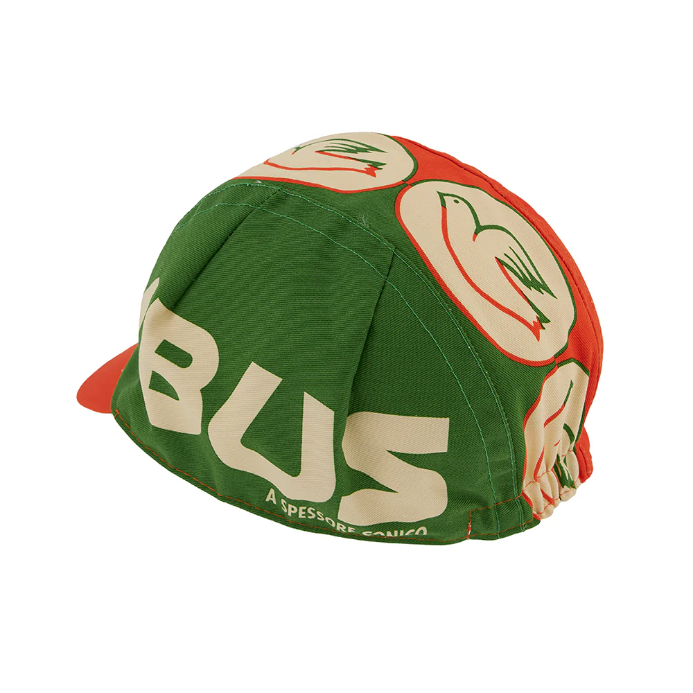 CINELLI Columbus Green and Red Box Cycling Cap