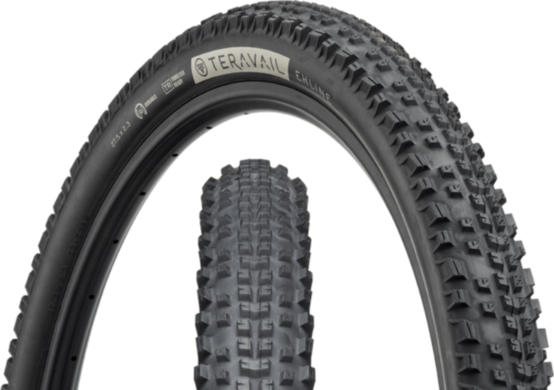 TERAVAIL RUTLAND 27.5×2.1 （2本セット） Teravail Ehline Tire - 29 x 2.5 Light and Supple - Black
