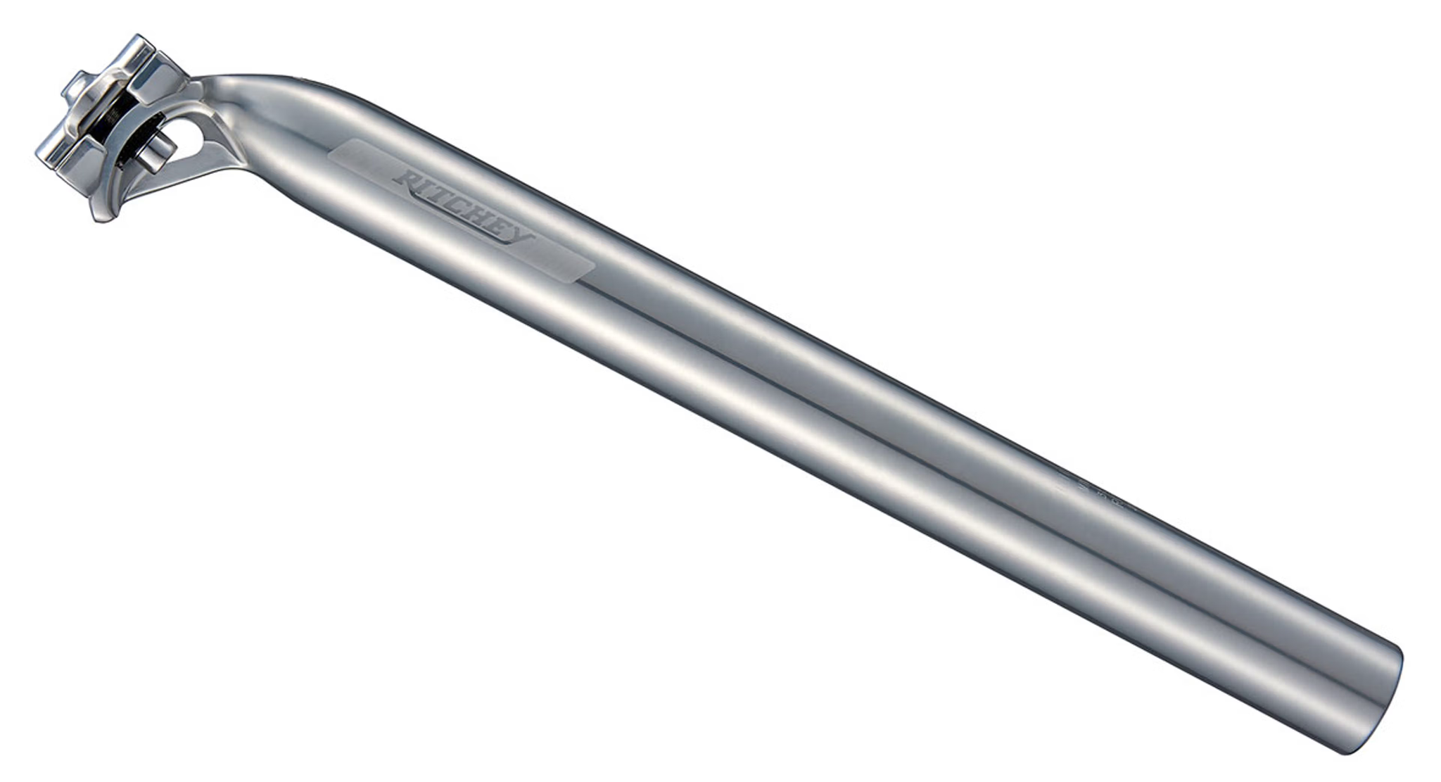 RITCHEY Classic 2-Bolt Seatpost - 27.2 x 350mm x 25mm Offset - High Polish Silver