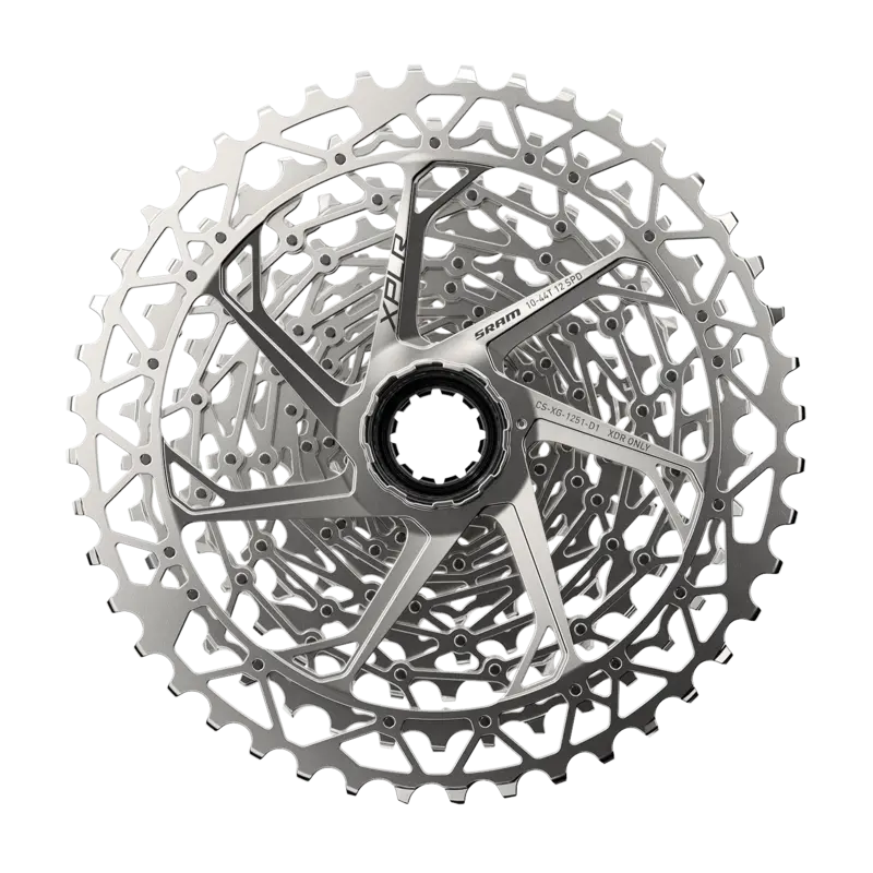 パーツ SRAM XG-1251 XPLR 12s 10-44T SRAM XPLR XG-1251 12 Speed Cassette - 10-44 Tooth - Bike and Brew