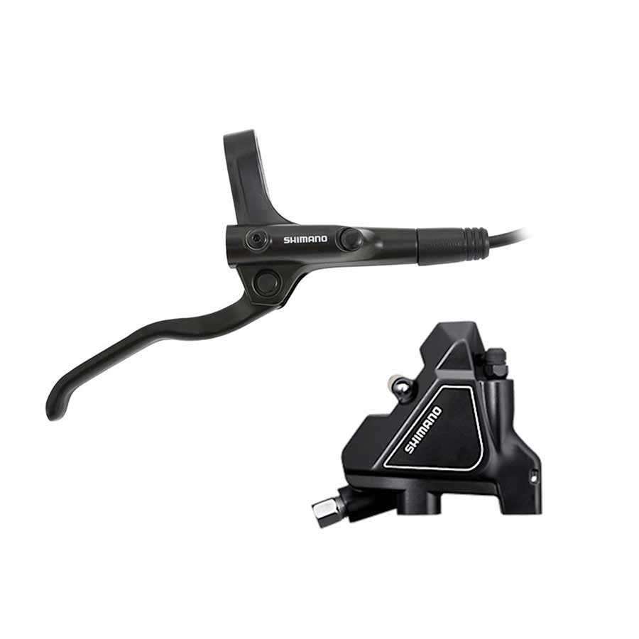 SHIMANO BL-MT200 Lever and BR-UR300 Flat Mount Caliper - Rear