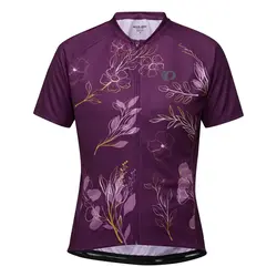 PEARL IZUMI Women's Dark Violet/Gold Wildflower Classic Jersey