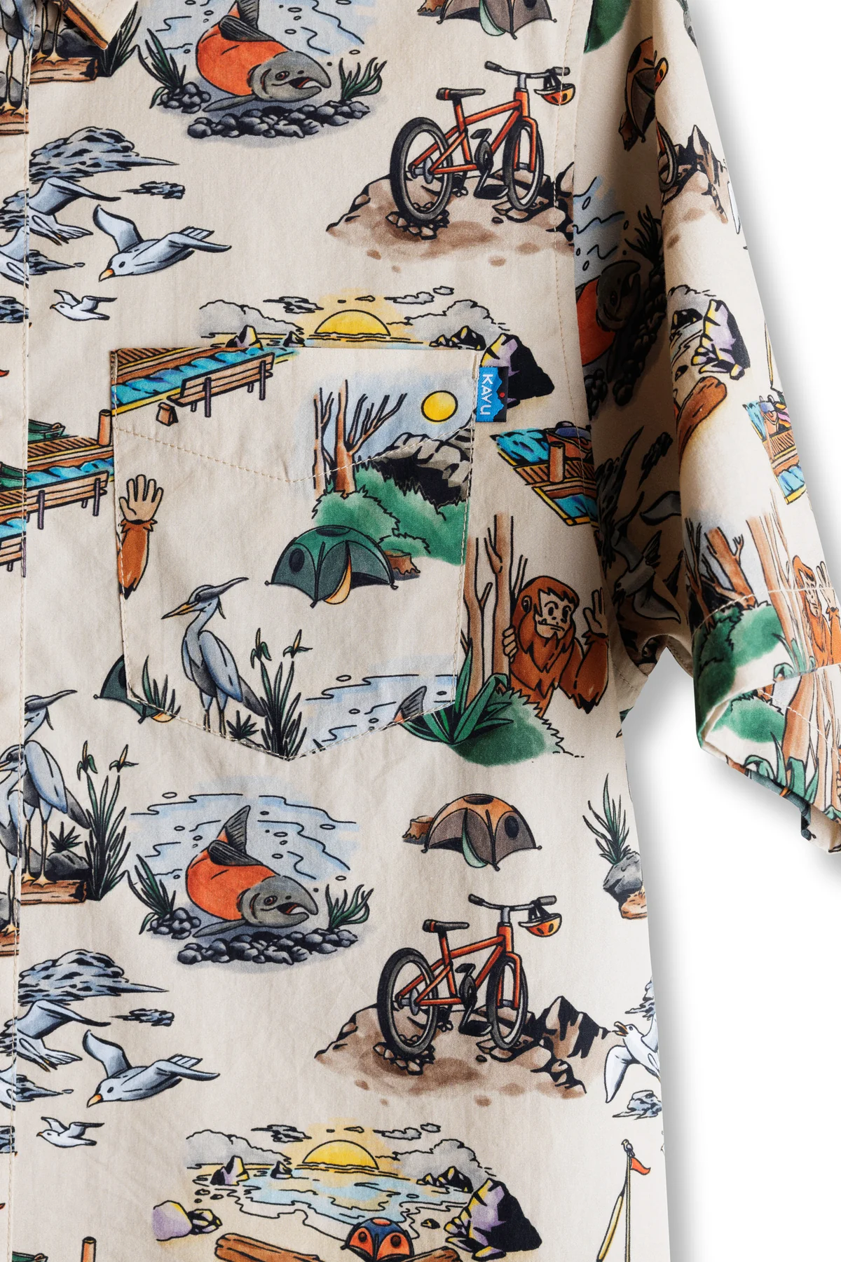 KAVU The Jam Shirt - Places To Be