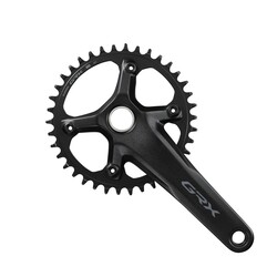SHIMANO GRX FC-RX610-1 Crankset - 170mm 40 Tooth 12-Speed 24mm Spindle 110 BCD