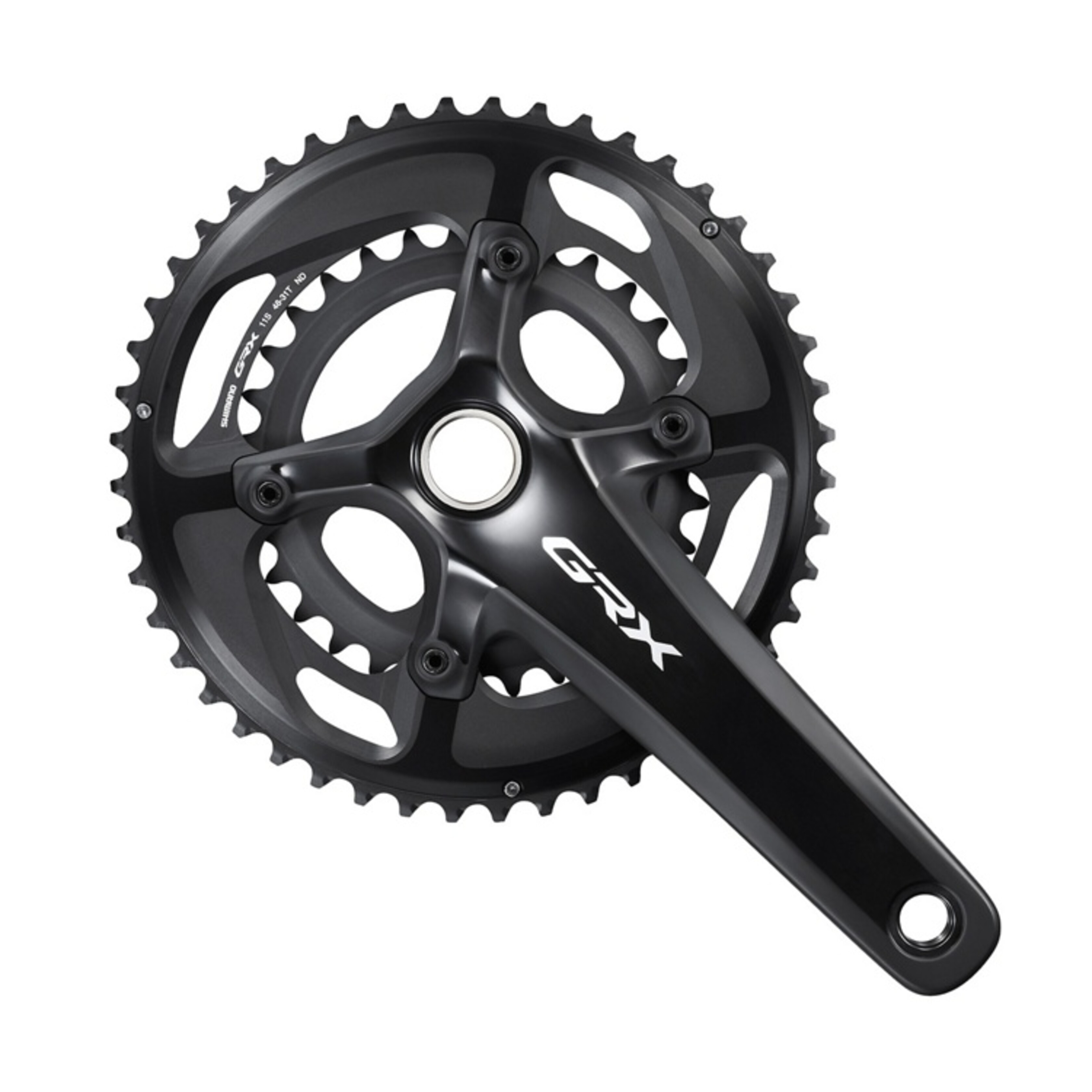 Shimano FC-RX810-2 GRX Crankset - 170mm 48-31 Tooth 11-Speed - Bike and ...