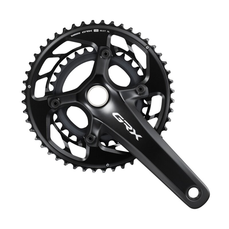 SHIMANO クランク GRX FC-RX820-2 48×31 170 Shimano FC-RX820-2 GRX Crankset - 170mm 48-31 Tooth 2x12-Speed