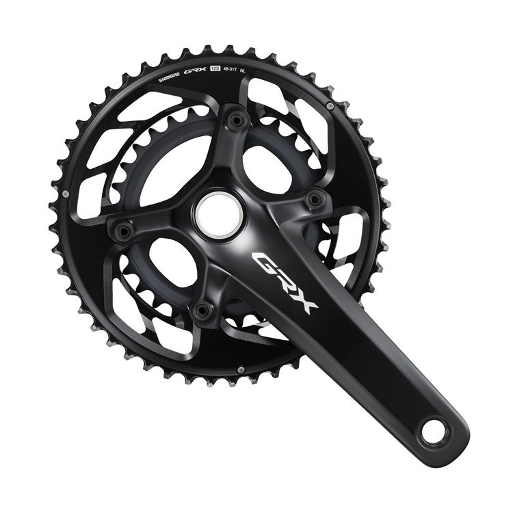 パーツ SHIMANO ULTEGRA FC-R800011S CRANKSET Shimano FC-RX820-2 GRX Crankset - 170mm 48-31 Tooth 2x12-Speed