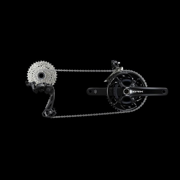 シマノGRX FC-RX820 48×31 170mm Shimano GRX FC-RX820-2 2x12s 48-31T CrankSet 170mm w
