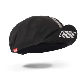 Chrome Black Cycling Cap