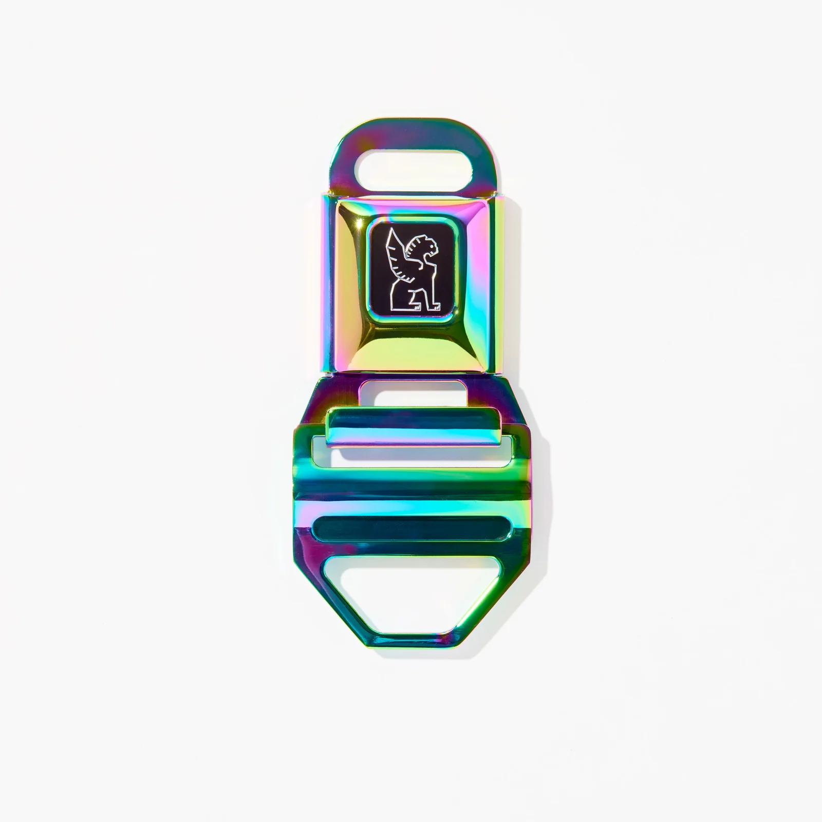 CHROME INDUSTRIES Large Seatbelt Buckle - Rainbow