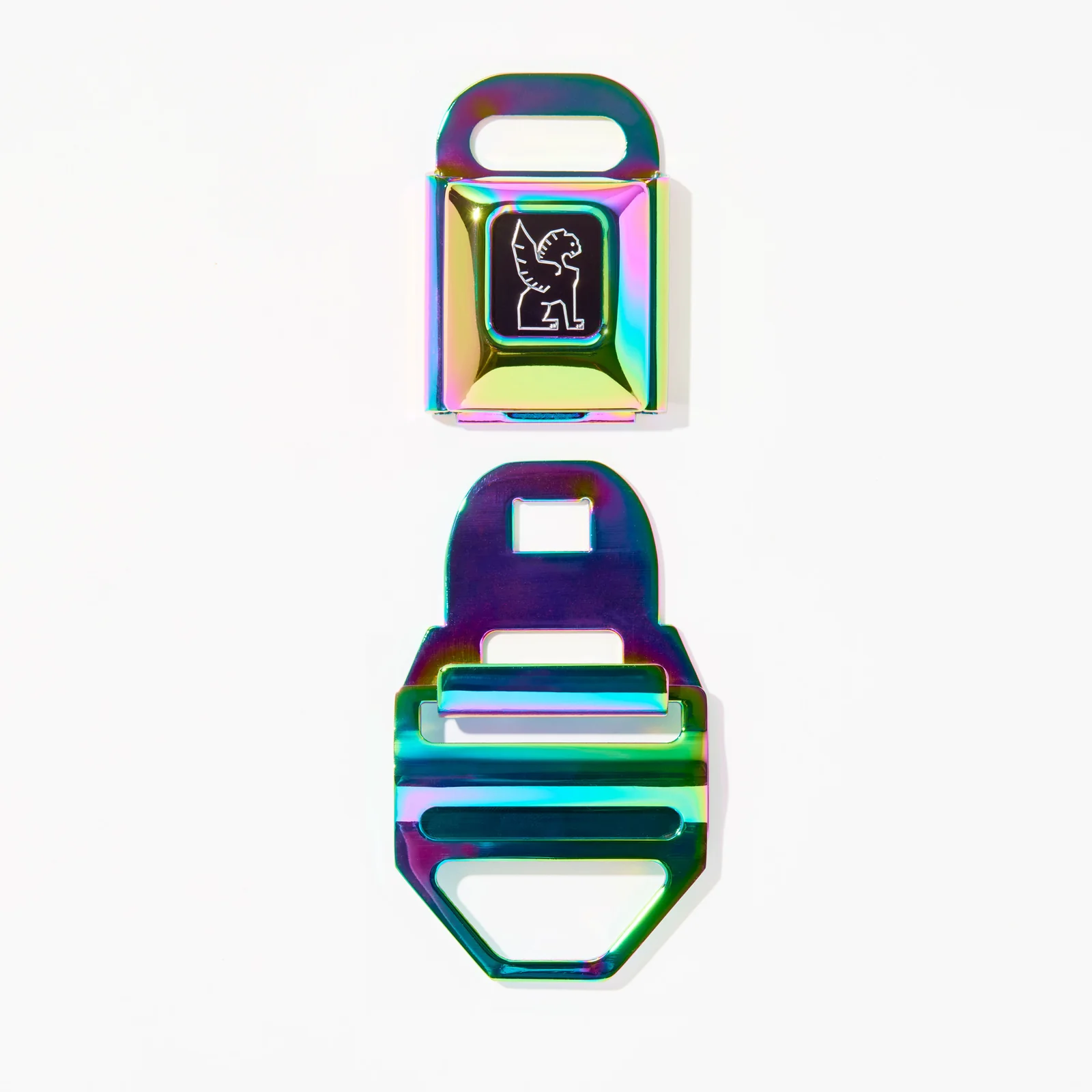 CHROME INDUSTRIES Large Seatbelt Buckle - Rainbow
