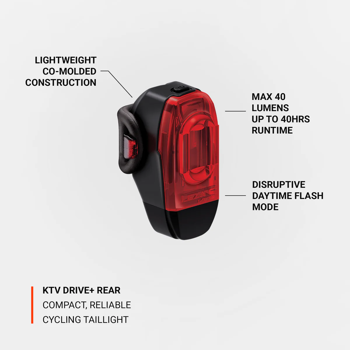 LEZYNE KTV Drive+ Rear Light