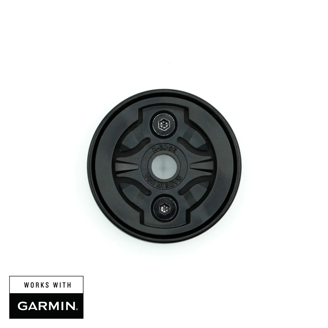 K-EDGE Gravity Top Cap Mount - Garmin - Black
