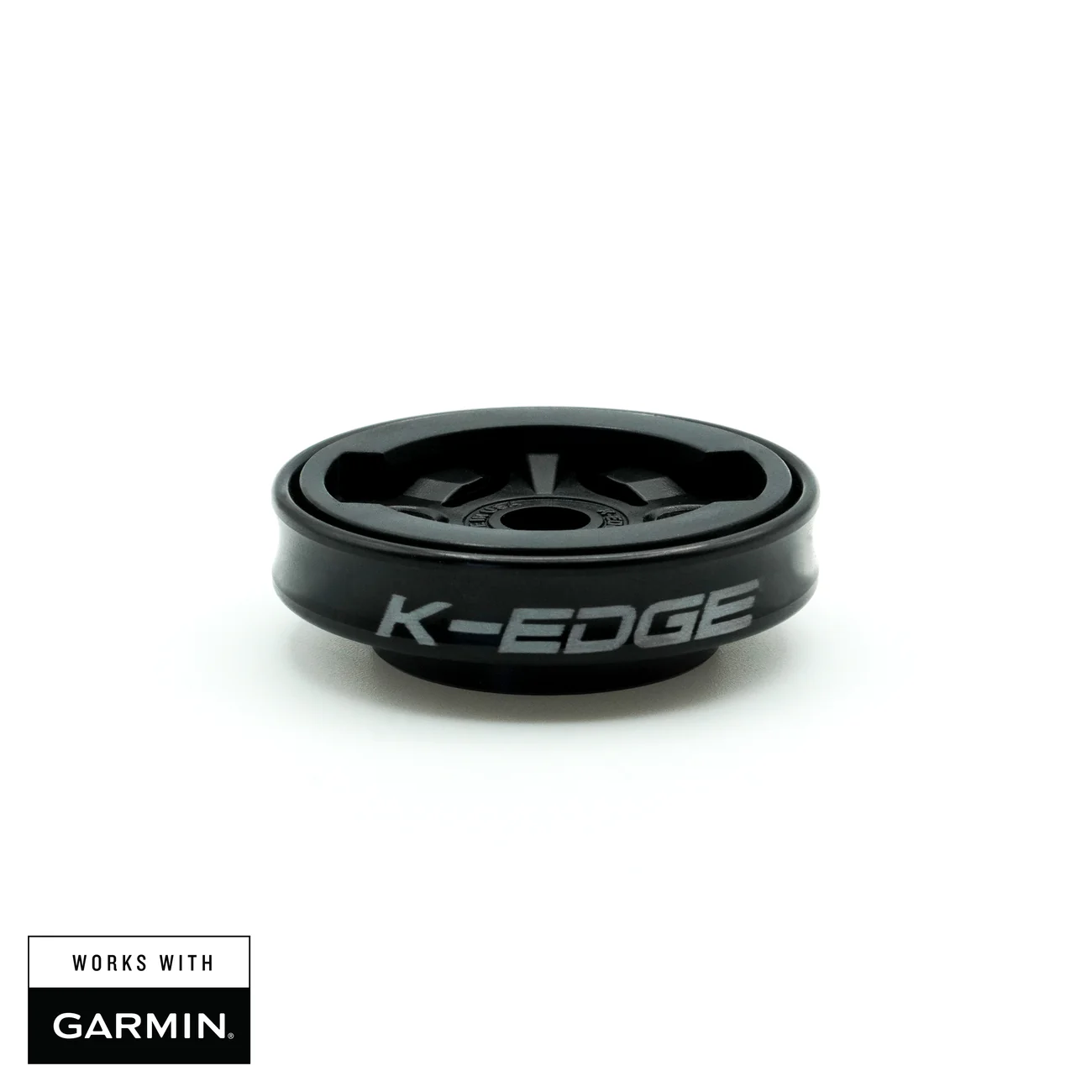 K-EDGE Gravity Top Cap Mount - Garmin - Black