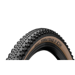 CONTINENTAL Terra Trail ShieldWall Tire - 700 x 45 Tubeless Folding PureGrip - Brown