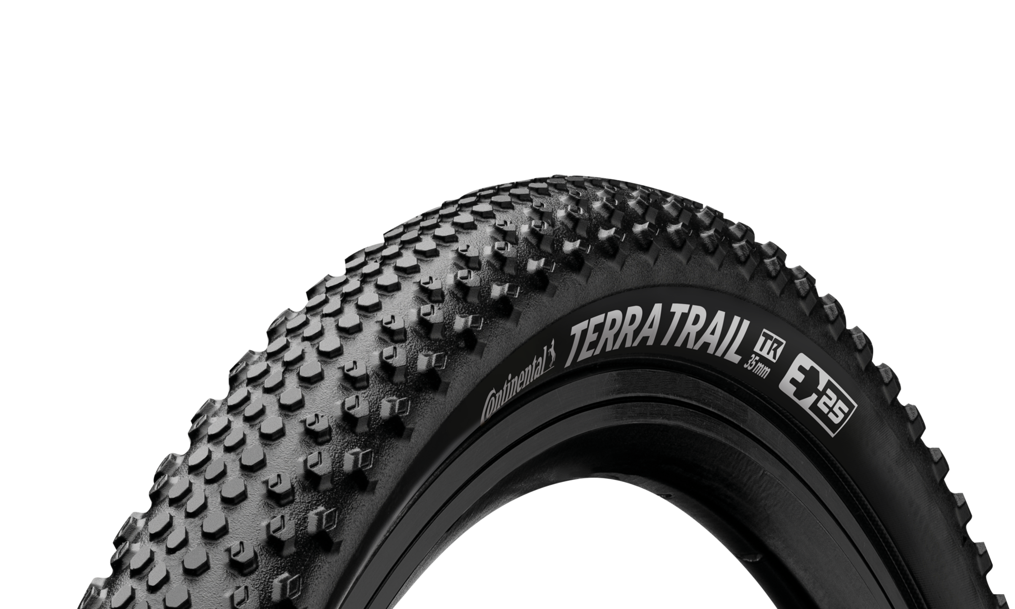 CONTINENTAL Terra Trail ShieldWall Tire - 650 x 47 Tubeless Folding PureGrip - Black