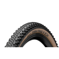 CONTINENTAL Terra Trail ShieldWall Tire - 700 x 40 Tubeless Folding PureGrip - Brown