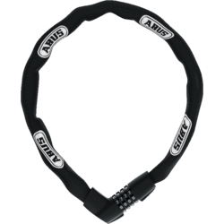 ABUS Tresor 1385 Chain with combo lock 7mm x 110cm - Black