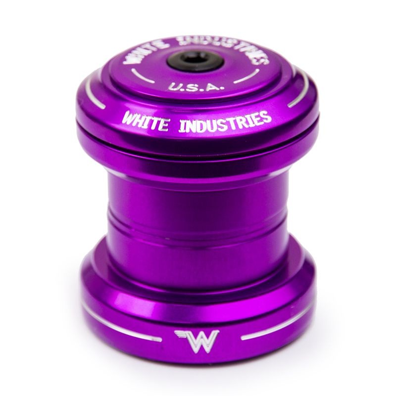 White Industries EC34/EC34 External Headset - Purple - Bike and Brew