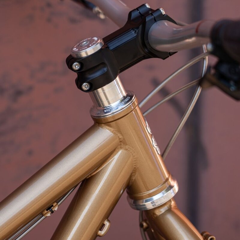 White Industries ZS44/EC44 Headset - Polished Silver - Bike and Brew