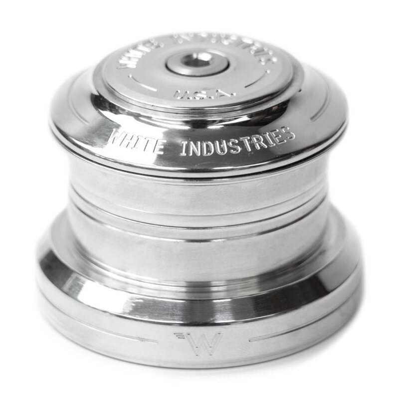 White Industries ZS44/EC44 Headset - Polished Silver - Bike and Brew