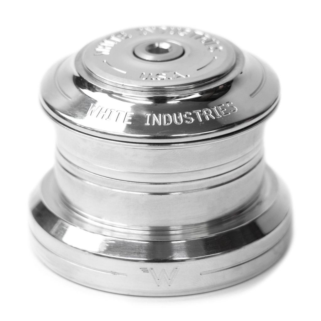White Industries ZS44/EC44 Headset - Polished Silver - Bike and Brew