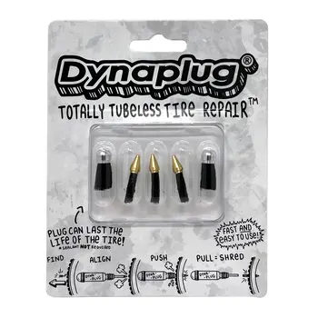 DYNAPLUG Combo Pack 5 Tubeless Tire Repair Plugs (Pointed Soft Nose Tip + Megaplug)