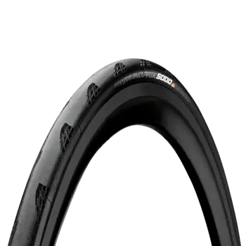CONTINENTAL Grand Prix 5000 Tire - 700 x 32 Clincher Folding BlackChili Vectran Breaker LazerGrip ACT - Black
